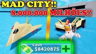 ATIVEI O HACK NO MAD CITY ?? AGORA ESTOU COM QUASE 10 MILHÕES!!