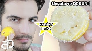 ÇOK CİDDİYİM ; Yarım Limonu Şekere Batırın ve Cildiniz Kusursuz Olsun !│ Cilt Bakımı