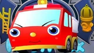 Маленькая пожарная машинка спешит на помощь мультик. Little fire truck cartoon