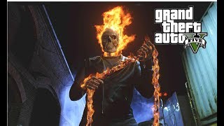 GHOST RIDER!!! GTA 5 MODS (GTA 5 REAL LIFE MODS)