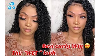 I tried the WET look ? ft. UNICE hair unboxing tutorial + honest Review