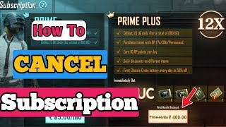 How to Cancel Pubg Mobile Subscripotion / Kumari Gamer