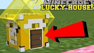Minecraft: LUCKY BLOCK HOUSE!!! (GO INSIDE A LUCKY BLOCK!!)