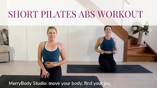 Short 5 minute Pilates abs workout | online pilates