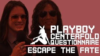 Escape the Fate's TJ & Robert Answer Playboy Centerfold Questionnaire