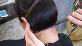 Стрижка по технике Vidal Sassoon