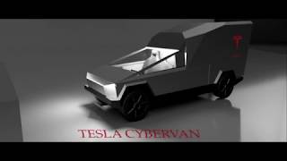 The Tesla Cybervan, delivery van of the future
