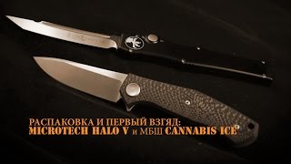 Распаковка и первый взгляд: китайские MICROTECH HALO V и МБШ CANNABIS ICE