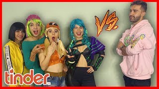 TINDER en la VIDA REAL con YOLO, MARIANA y PERSONAJES de FREE FIRE