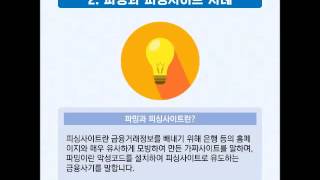[2015 공모전] 당신도 금융사기의 표적-사례로 알아보는 5가지 금융사기 유형 및 예방법