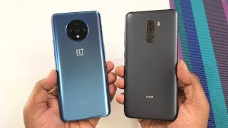 One Plus 7T vs Poco F1 SpeedTest & Camera Comparison