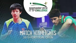 Lin Gaoyuan vs Joao Geraldo | 2019 ITTF Challenge Plus Portugal Open Highlights (R32)