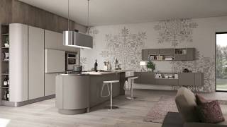 Cuisine haut de gamme contemporaine industrielle Lyon Clover Lube