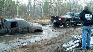 2 Cummins Pull Powersroke from the front