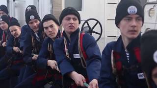 Будни курсантов на судне «Крузенштерн»
