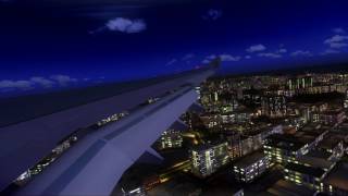 FSX HD - Flight Simulator X- Hot&Busy at Dubai, Emirates 777 Landing -CaptainSim 777-FlyTampa Dubai