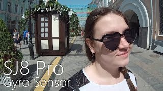 SJ8 Pro как работает стабилизация (gyro) [тестовое видео]