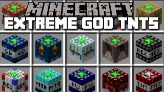 Minecraft GOD TNT MOD / PLACE DOWN THE HELL TNTs AND WATCH THEM BLOW YOUR WORLD UP!! Minecraft