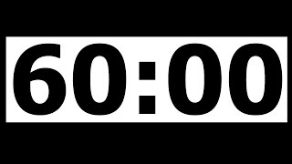 60 Minute Countdown Timer with Alarm