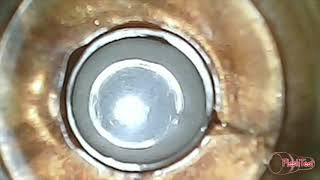 Вид внутри мастурбатора Turbo Thrust Copper от Fleshlight
