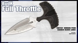 United® Honshu Push Dagger Silver Large - $28.99