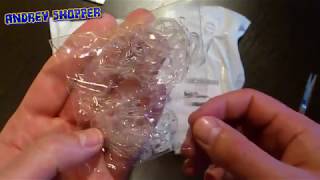 Посылка из Китая #120 Женский кошелек, губка для волос, резинка силикон Aliexpress