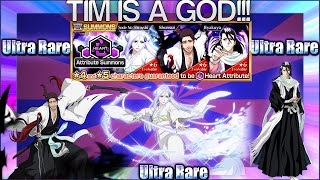Bleach Brave Souls - New Heart Attribute Gacha 250 Orbs Summon (HOW?!?!?)
