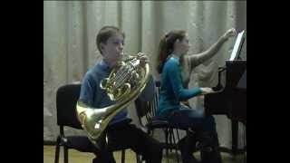 Hijo de la luna. Horn version. Danila Galouza. 10 years.