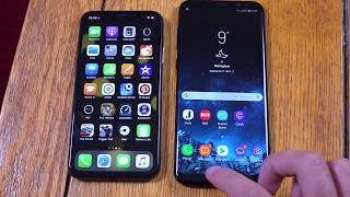 iPhone X vs Samsung Galaxy S8+ Speed Test!