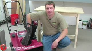 How to Change the Belt on a Toro Single Stage Snowblower