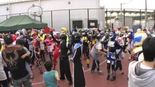 皆で踊ろう！「ヤツルギ招来～　ヒーローになるための一歩」　日本ローカルヒーロー祭2015　初日　00098