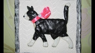 Котик из солёного теста. Мастер-класс \ Cat from salt dough \ Modeling \ How to make cat