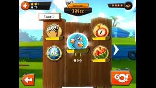 Angry birds Go! Серия 14! Гонка Один на один сложный уровень ПОБЕДА! Rocky Road! Игра Энгри бердз