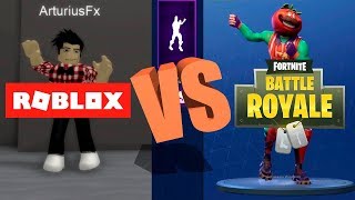 ROBLOX  VS FOTRTNITE / DANCE CHALLENGE, РОБЛОКС ПРОТИВ ФОРТНАЙТ / Танцевальній челендж.