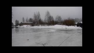 Подборка Зимняя езда по льду,как тонут машины [Часть 2]
