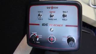 Metal detector Detech EDS Reacher 28 kHz - test