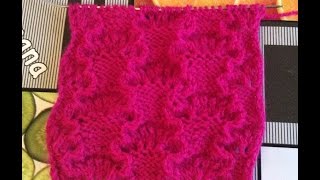 Узор "Цветочные корзинки" knitting pattern.