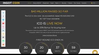 Обзор Ingot Coin -  Финансовая Платформа для Криптомира