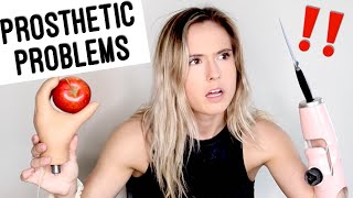 Trying To Cut Fruit With My Prosthetic Hand | Amputee Problems (funny)