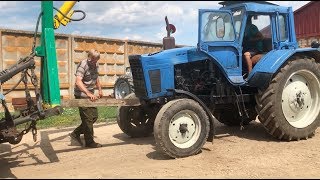 Трактор МТЗ стуканул!! ВАЛ ПОПОЛАМ