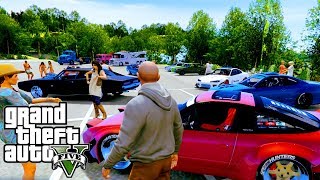 GTA 5 MOD VITA REALE: Raduno DRIFT + ragazza ubriaca
