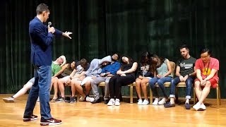 Hypnotized to Think I Turn Invisible | College Stage Hypnosis Show
