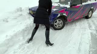 Bupshi - Russian ice drifting in boots