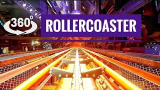 360 Roller Coaster VR -  Spaceship The Ride 4K