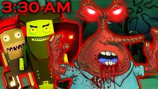 МИСТЕР КРАБС НА КЛАДБИЩЕ В 3 ЧАСА НОЧИ || 3:30AM At The Floater's Cemetery (Spongebob Horror Game)