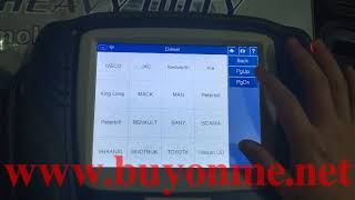 What's supported truck list and functions of  Xtool PS2 Heavy Duty Truck Diagnostic Tool?