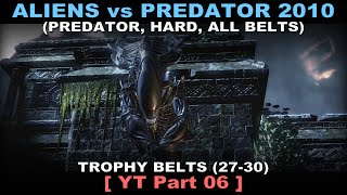 Aliens vs Predator 2010 - Predator walkthrough 06 ( All Belts, Hard, No commentary ✔ ) Ruins #02