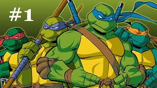 Черепашек Ниндзя TMNT Прохождение часть #1