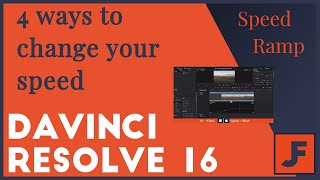 Davinci Resolve 16 Change Clip Speed - 4 Ways to Change your Speed