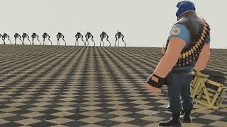 Heavy & Medic BOTS vs 50 Hunters in Garry’s Mod